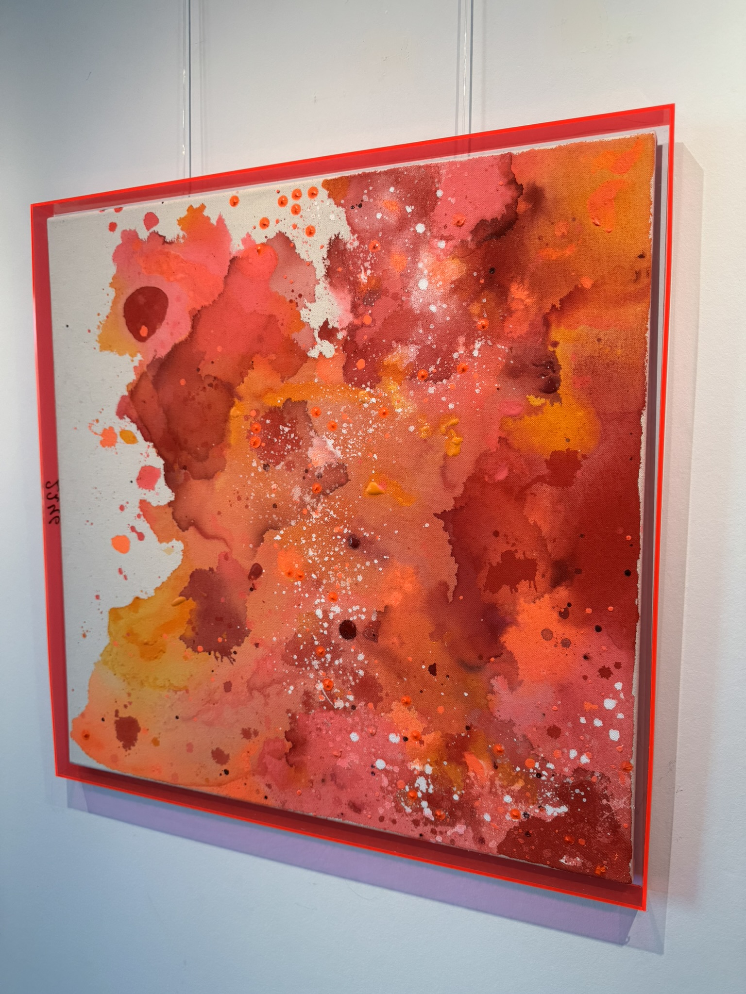 Akkorde - Präsenz, 2026, Acryl auf roher Baumwollleinwand, Ansicht 3